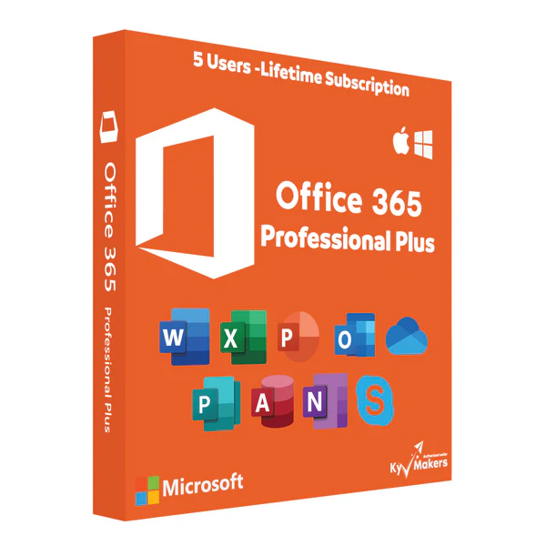 Microsoft Office 365 Professional Plus - Lifetime Subscription for 5 Devices