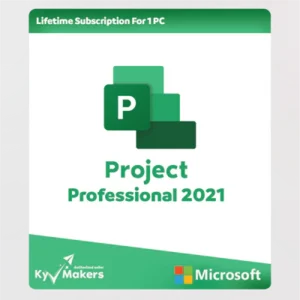 Microsoft Project 2021 Professional Product Key - Lifetime Activation, Retail license
