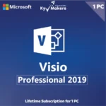 Microsoft Visio Professional 2019 Product Key- Lifetime Activation, Retail key