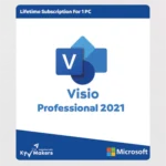 Microsoft Visio Professional 2021 Product Key- Lifetime Activation, Retail key